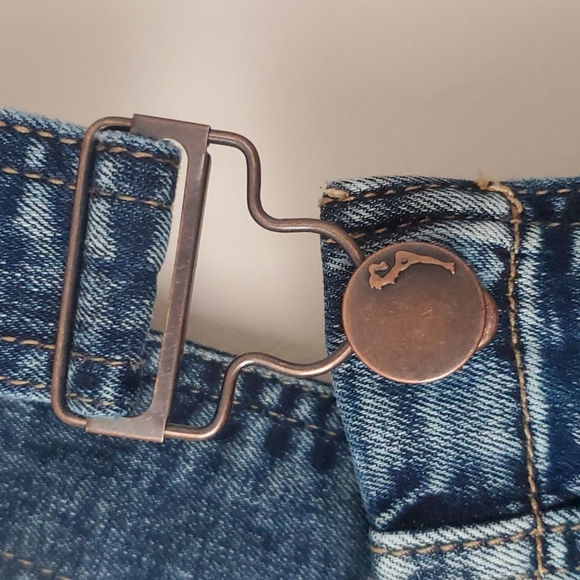 Dollhouse Jean Distressed Bib Overalls - Picture 8 of 16